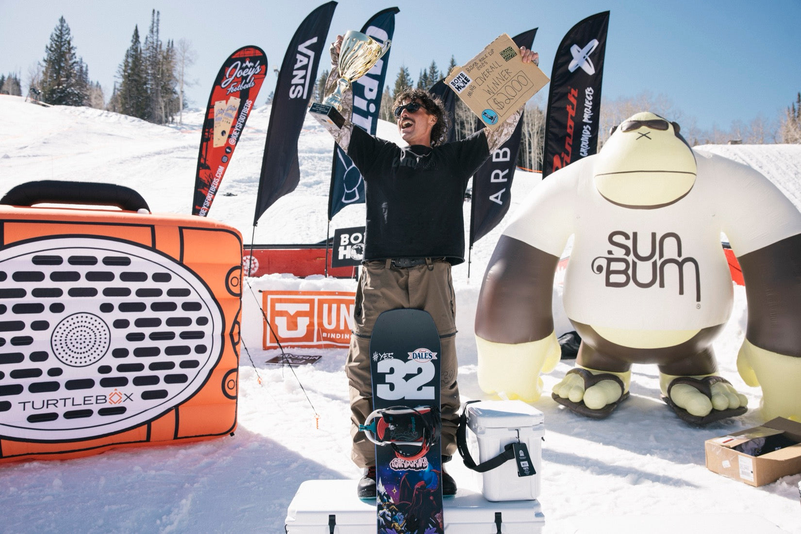 Podium at the Bomb Hole Cup