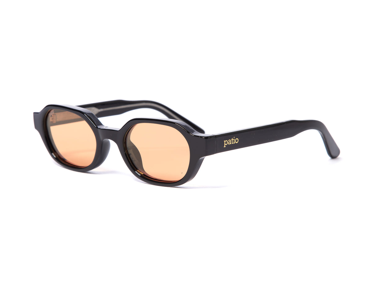 Black x Orange — three quarter view
